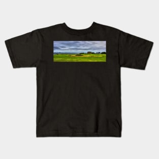 Coastal Golf Course Kids T-Shirt